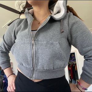 Cropped hoodie